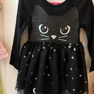 Old Navy Black Cat Toddler Girl Dress